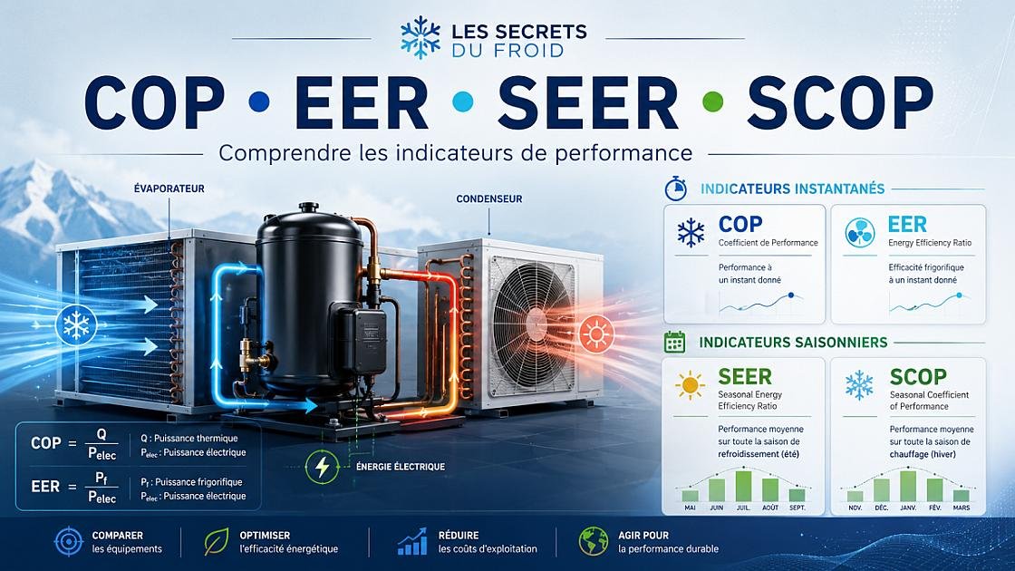 COP/EER/SEER : définitions